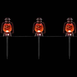 Northlight Seasonal Halloween Jack O'' Lantern Lights - Set of 3