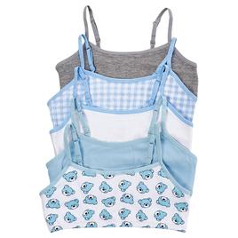 Girls (7-16) René Rofé® 5pk. Joelle Bears/Mixed Bralettes