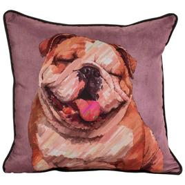 Bulldog Decorative Pillow - 18x18