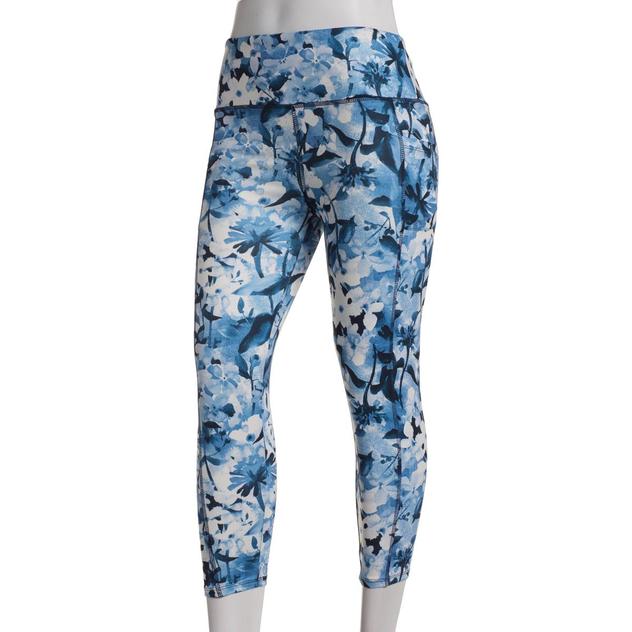 Womens Starting Point® Misty Floral Yummy Capris