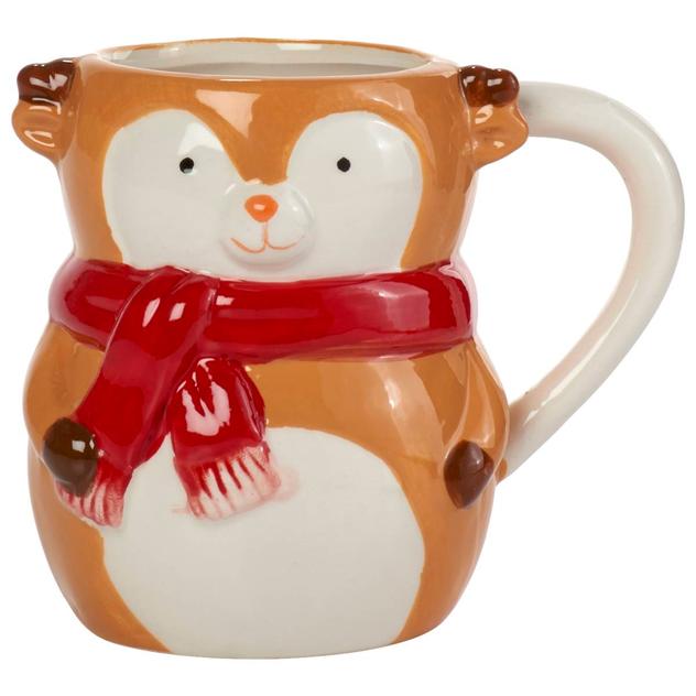 Godinger Reindeer Figural Mug