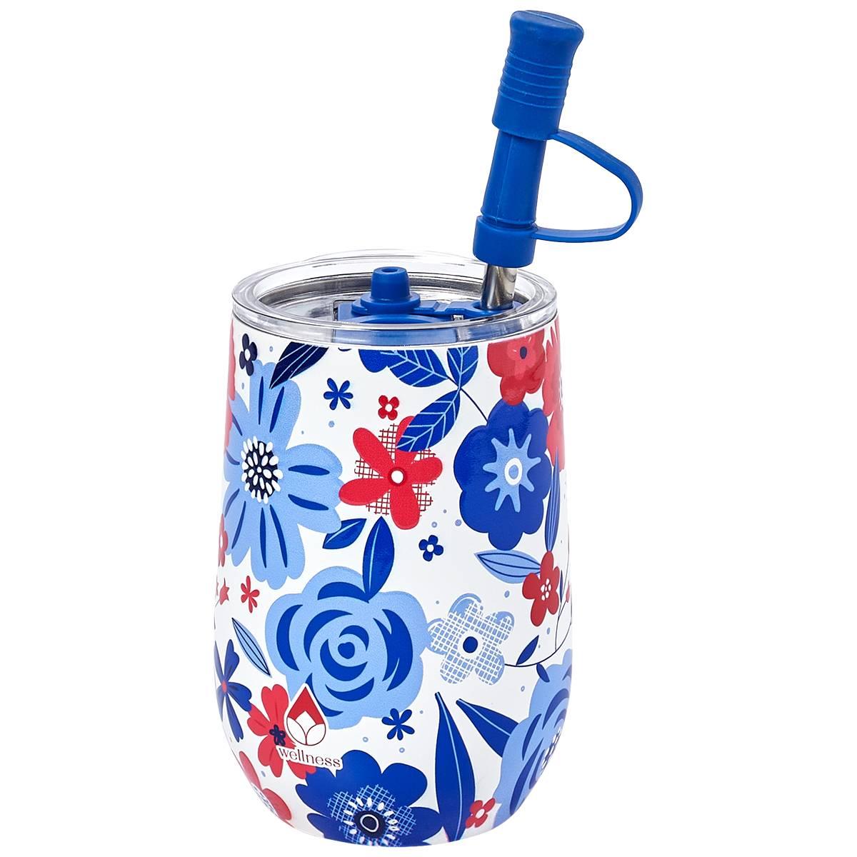 Gourmet Home Patriotic Stainless Steel Wine Tumbler
