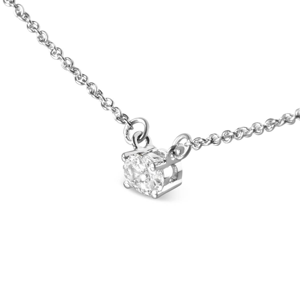 Haus of Brilliance 1/4ctw. Lab Grown Diamond East West Pendant