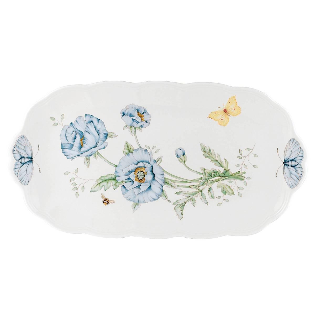 Lenox(R) Butterfly Meadow(tm) Oblong Sandwich Tray