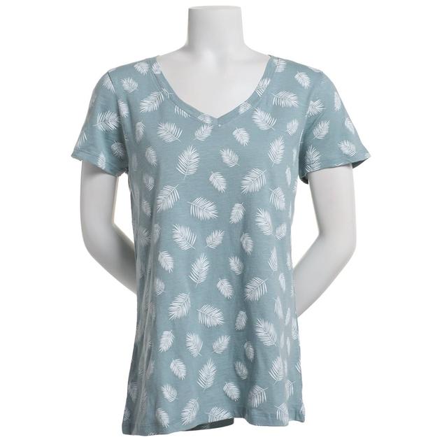 Plus Size Architect® Short Sleeve Palm Leaves Tee
