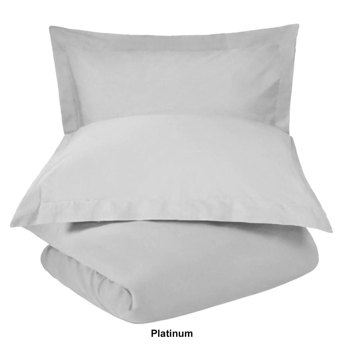 Superior 300TC Cotton Percale Duvet Cover Set