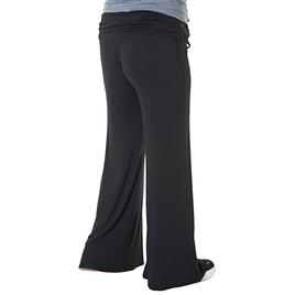 Womens Due Time Fold Over Side Cinch Maternity Palazzo Pants