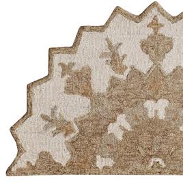 9th & Pike® Medallion Hand Woven Half Circle Area Rug