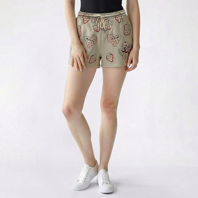 Juniors Freeze Strawberry Shortcake™ Oversized Shorts