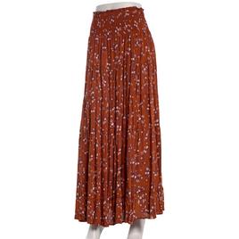 Juniors Angie Smock Waist Tier Ditsy Maxi Skirt