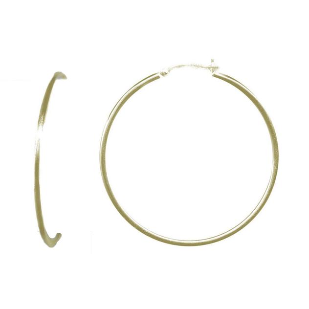 Designs by FMC 14kt. Gold over Sterling Silver Hoop Earrings
