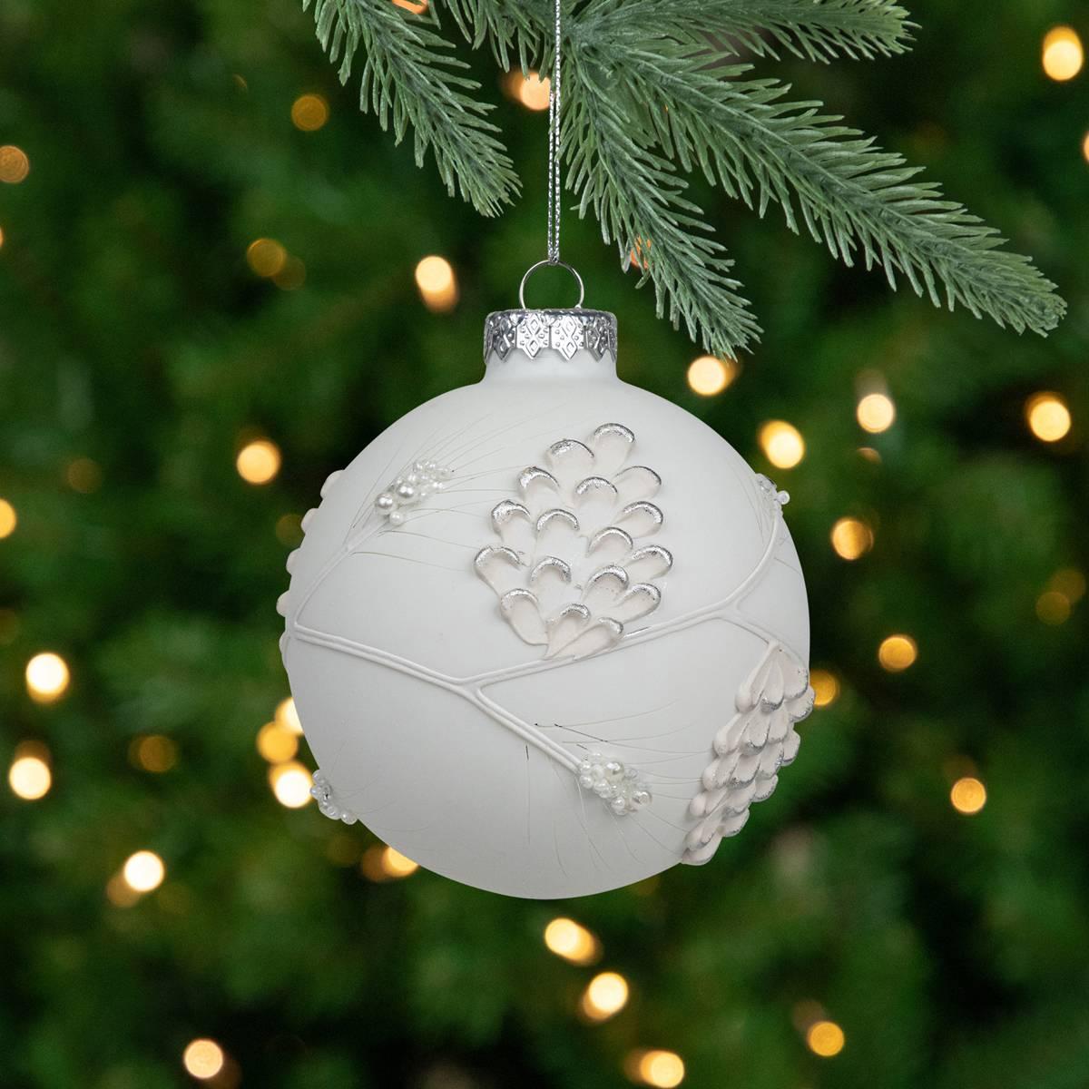 Northlight Seasonal 3.5in. Glass Onion Drop Christmas Ornament