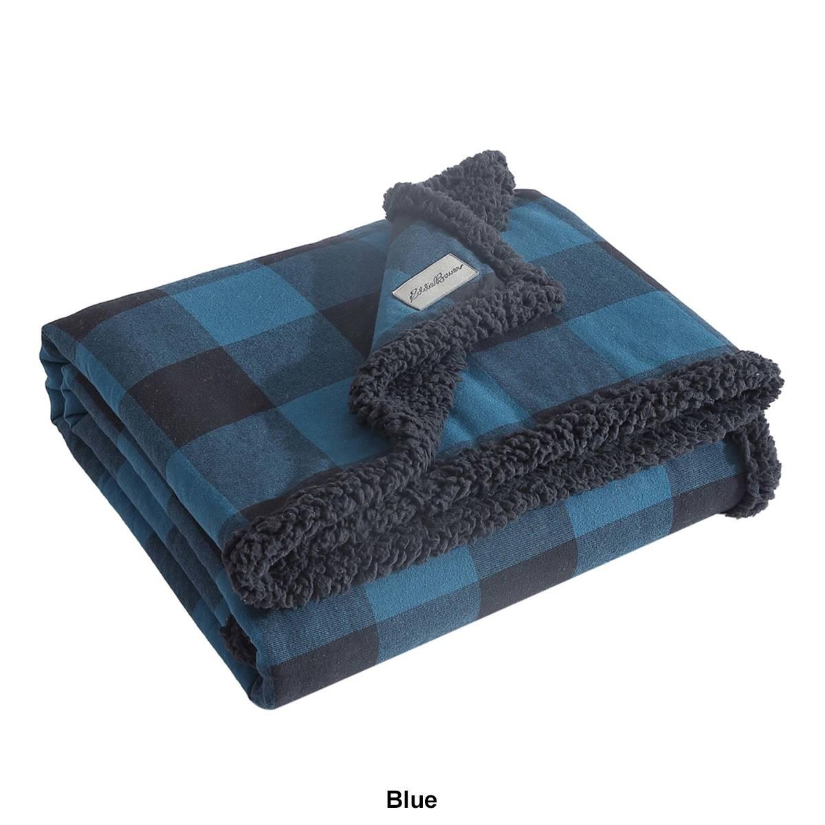 Eddie Bauer Cabin Plaid Cotton Throw
