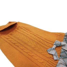 Best Furry Friends Harvest Plaid Pet Sweater Dress