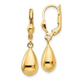 Gold Classics(tm) 14kt. Gold Dangle Lever Back Earrings