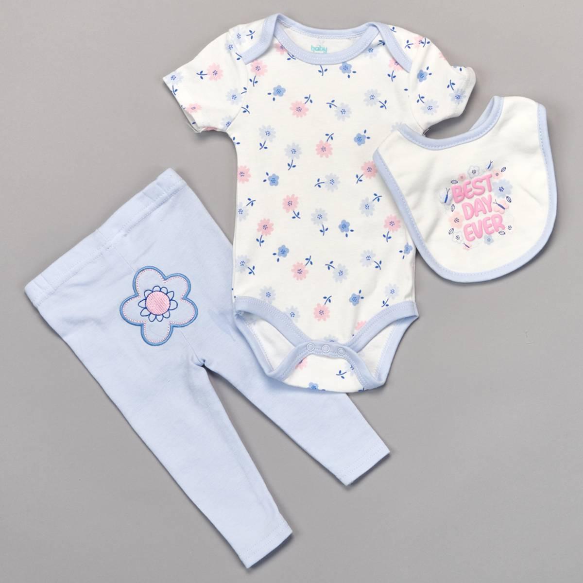 Baby Girl (NB-9M) baby views(R) Best Day 3pc. Turn Me Around Set