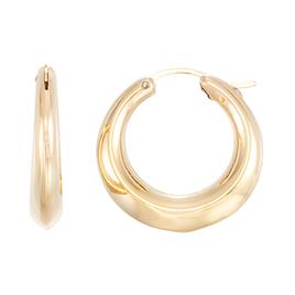 Evergold(tm) 14kt. Gold Graduated Hoop Earrings