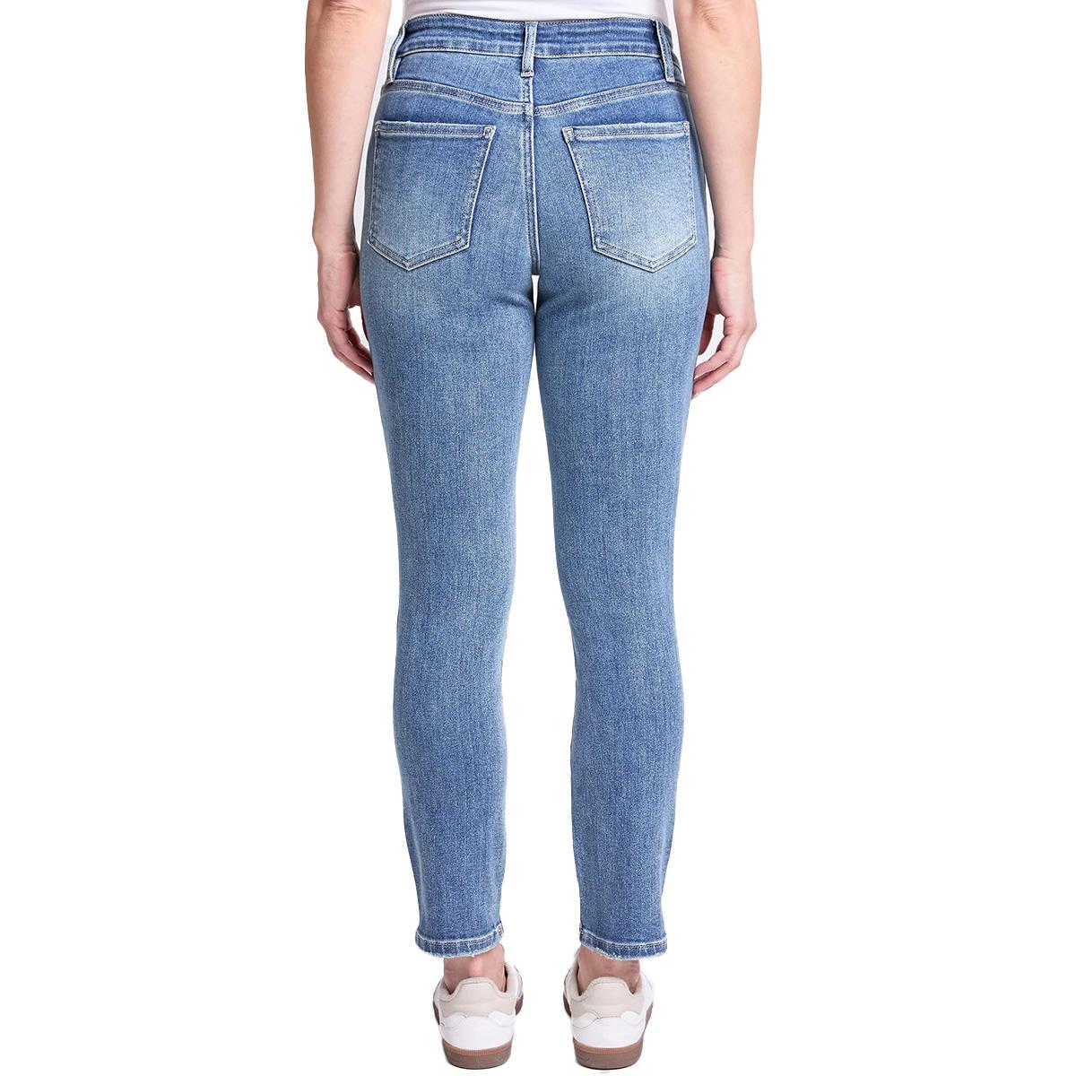Womens Royalty Premium Straight High Rise Classic Skinny Jeans