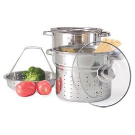 Healthy Living by Select Home 12qt. Stockpot/Steamer 4pc. Set