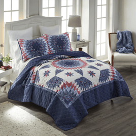 Donna Sharp Bluefield Star Quilt Set