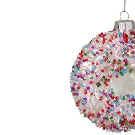 Northlight Seasonal 3.75in. Sprinkle Doughnut Christmas Ornament