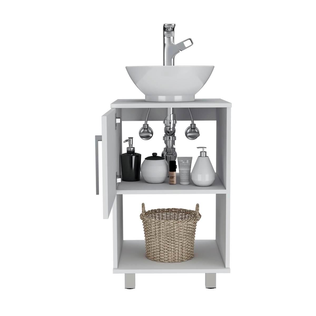 FM FURNITURE Malibu Single Drawer Bathroom Vanity