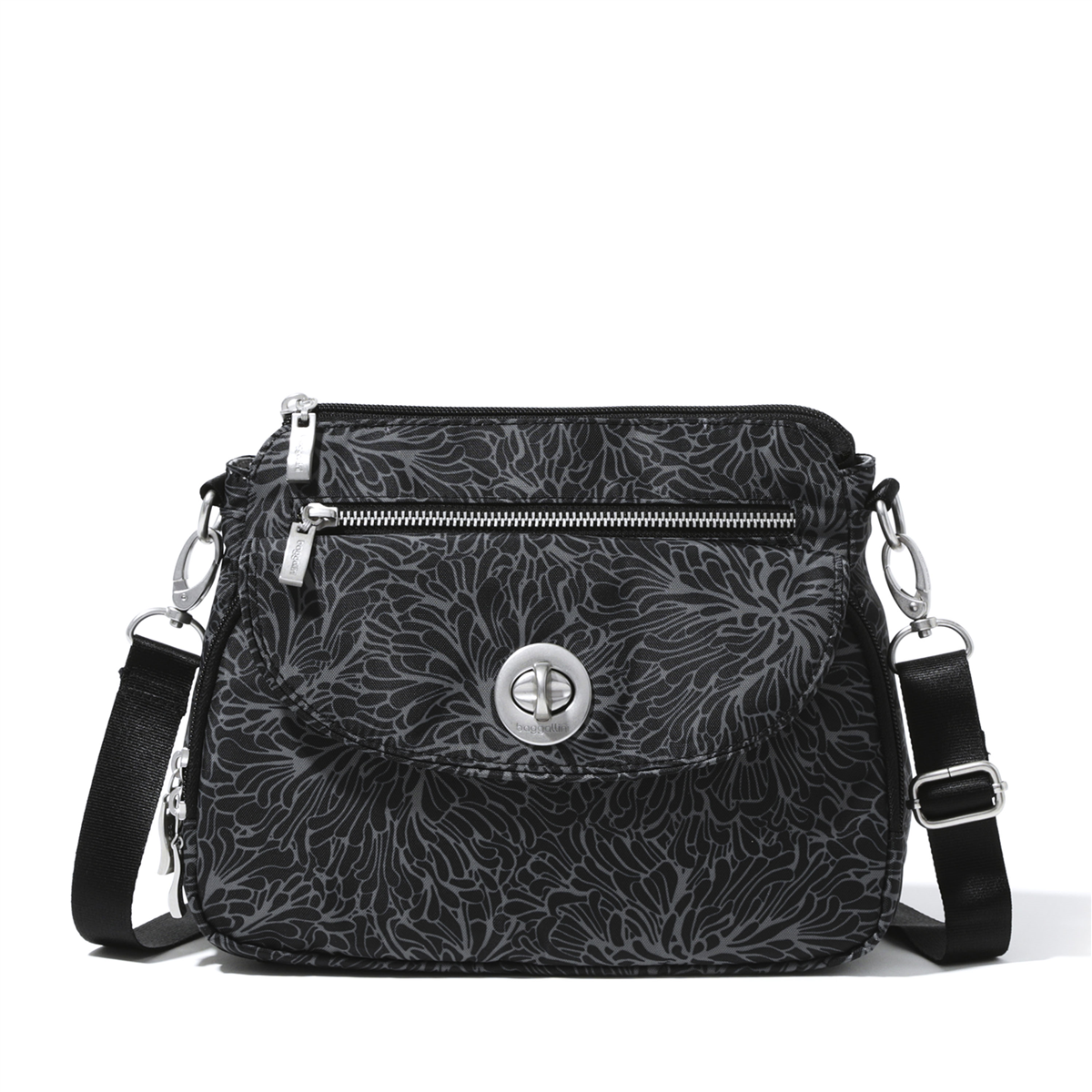 Baggallini Calais Crossbody - Midnight Blossom