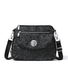 Baggallini Calais Crossbody - Midnight Blossom