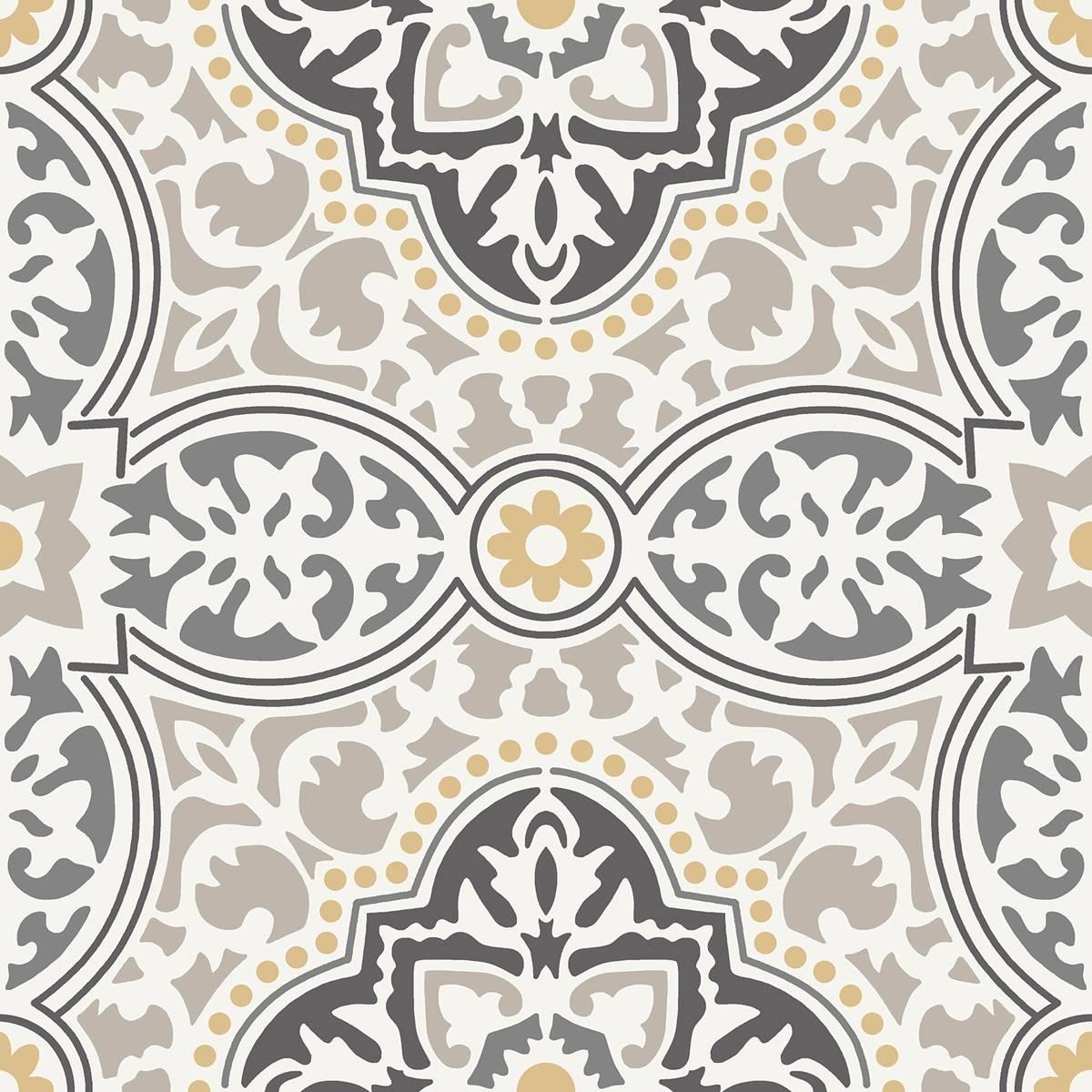 Jordan Manufacturing Rave Quatrefoil High Back Chair Cushion