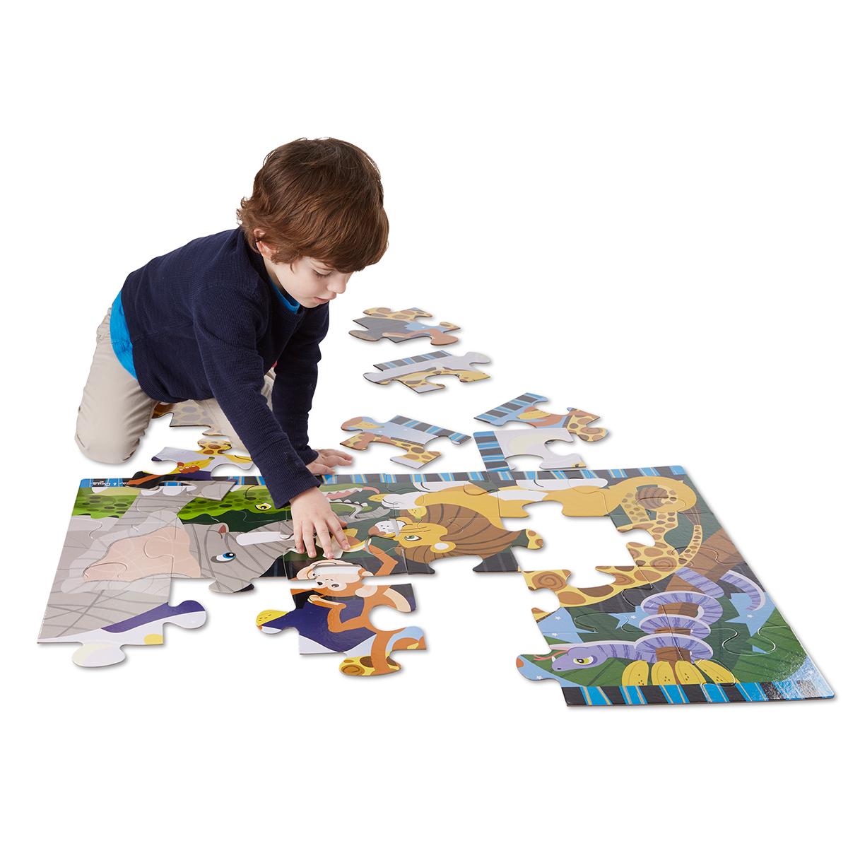 Melissa &amp; Doug® Safari Social 24 pc. Floor Puzzle