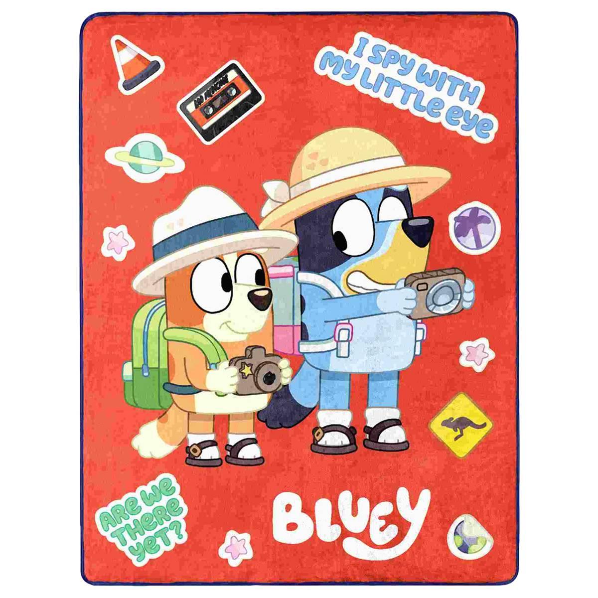 Bluey Road Trip Silk Touch Throw