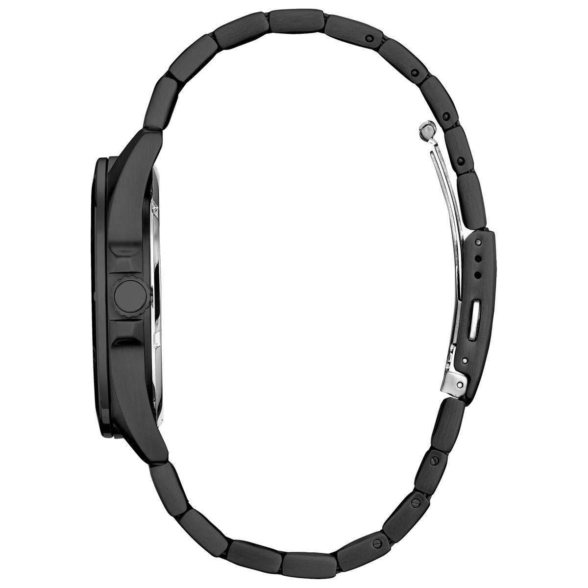 Mens Citizen® Quartz Black Stainless Bracelet Watch - BI5055-51E