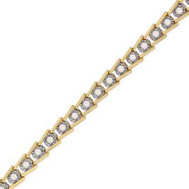 Haus of Brilliance 2.0ctw. Diamond Wave Link Bracelet