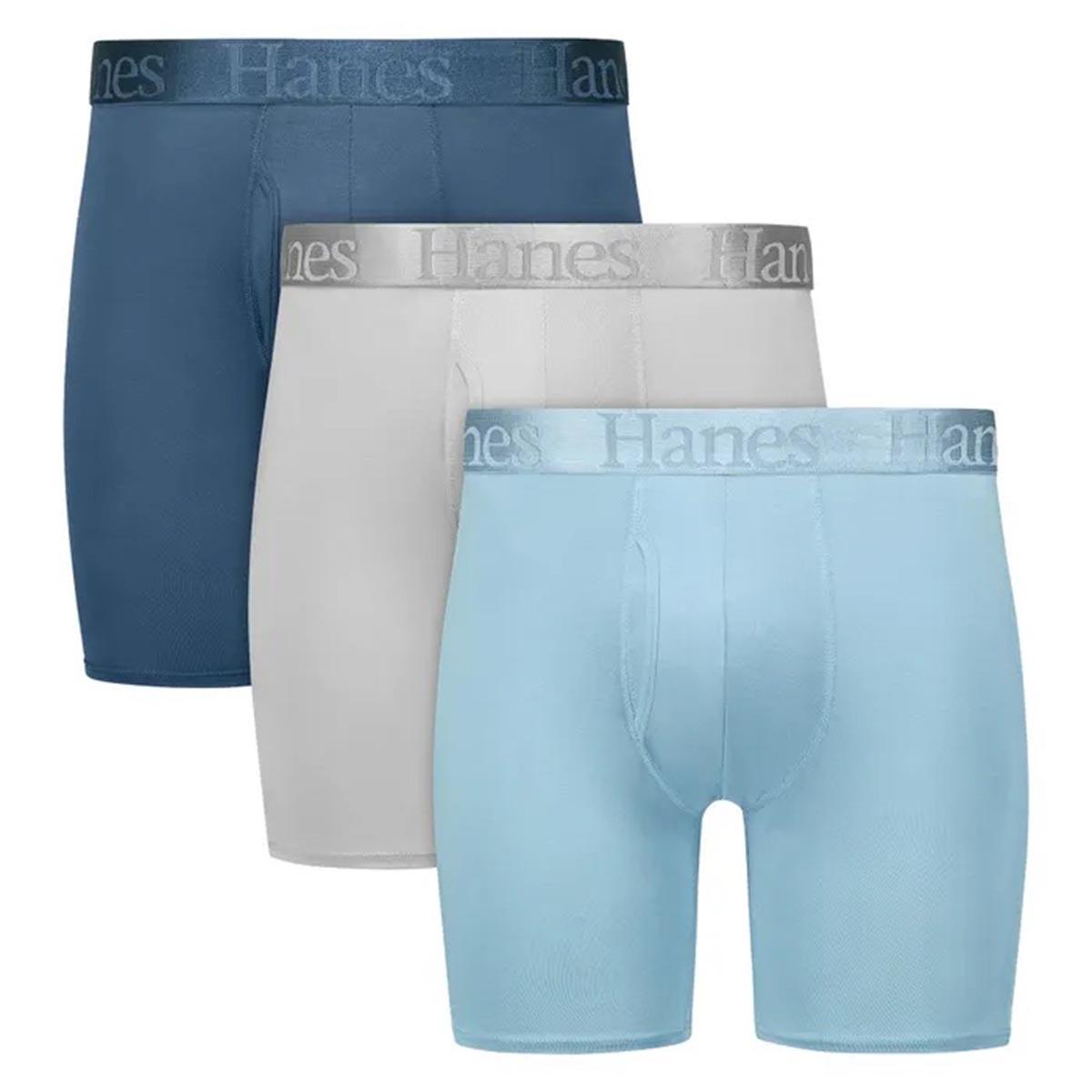 Mens Hanes(R) 3pk. Supersoft Boxer Briefs