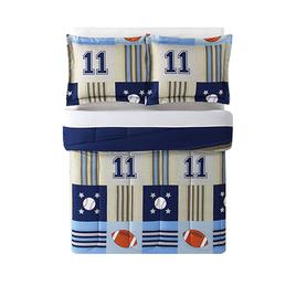 My World Kids Denim & Khaki Sports Comforter Set