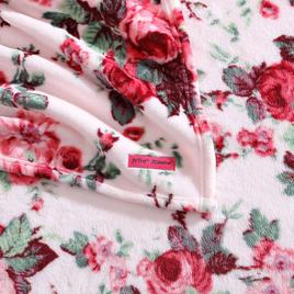 Betsey Johnson Vintage Floral Blanket