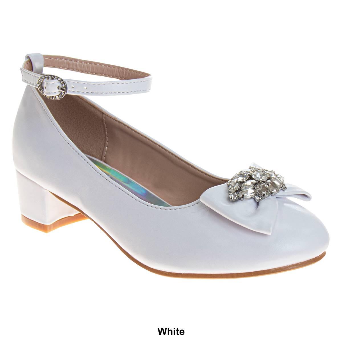 Little Girls Badgley Mischka Slingback Dress Pumps with Bow