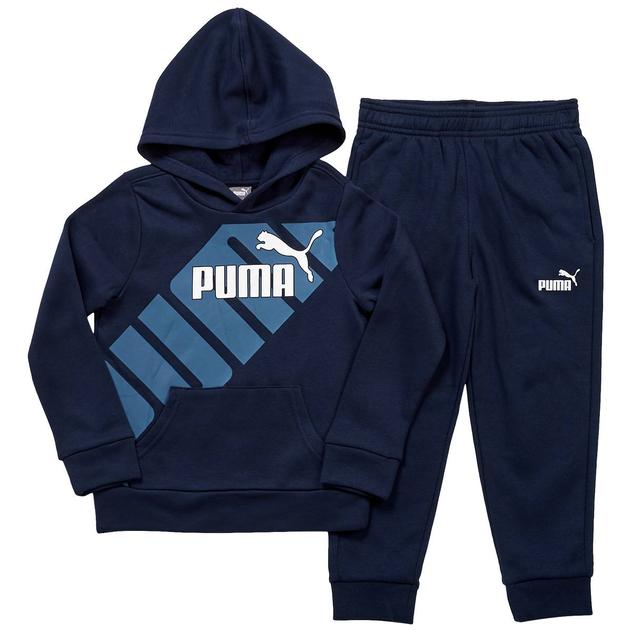 Boys (4-7) Puma® 2pc. Big Logo Hoodie & Jogger Sweatpants Set
