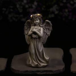 Northlight Seasonal LED Lighted Standing Cherub Angel Statue