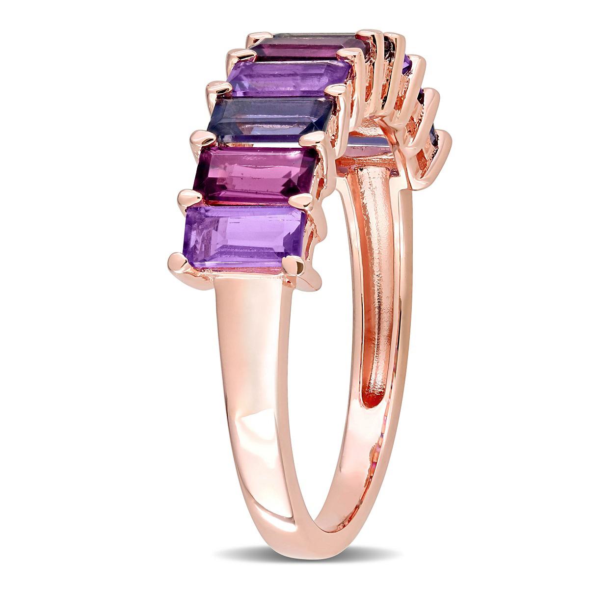 Gemstone Classics™ 2 1/6ctw. Amethyst Brazil Eternity Ring