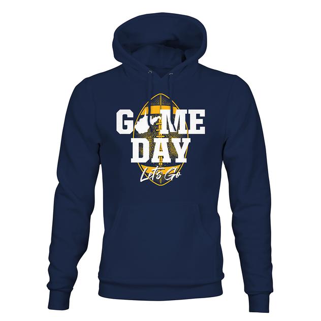 Mens Tailgate West Virginia Football Game Day Let's Go Hoodie