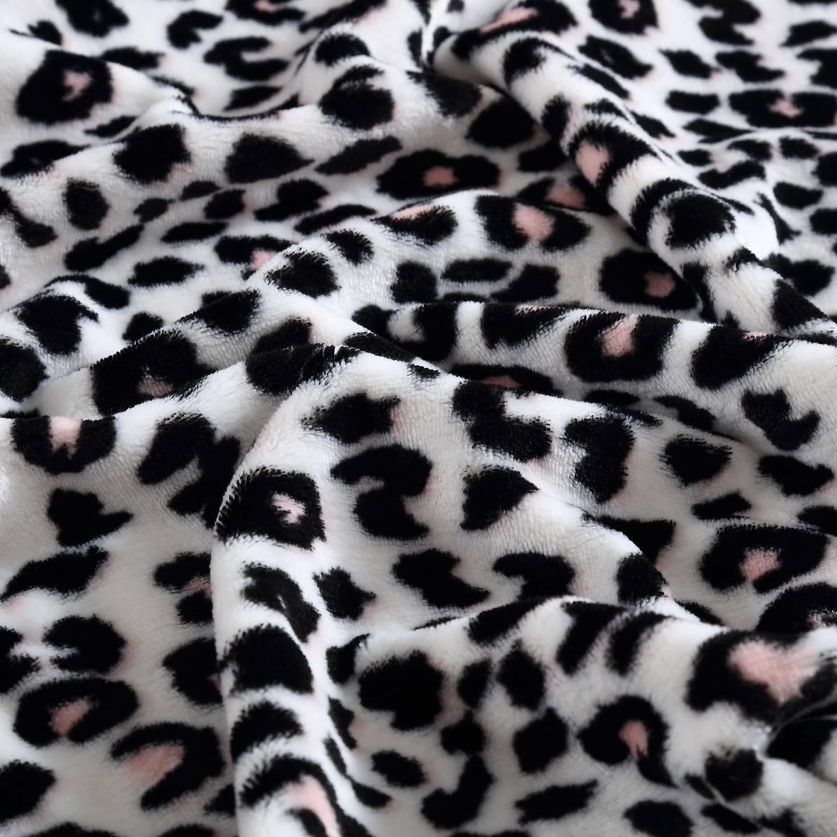 Betsey Johnson Betseys Leopard Plush-Fleece Blanket