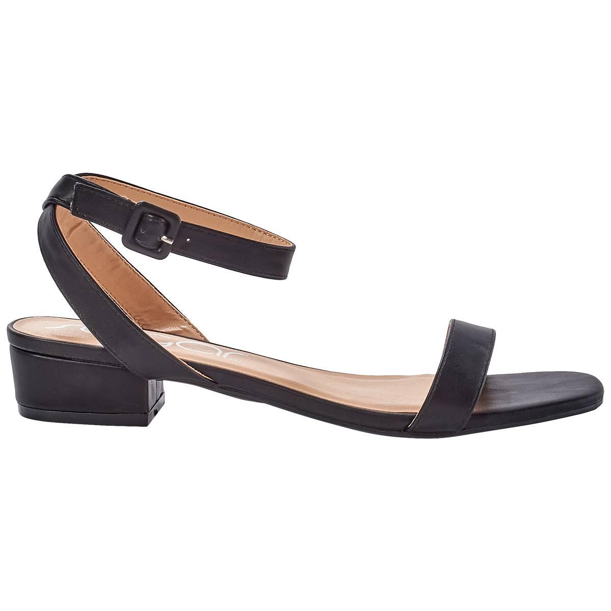 Womens Umpire Ankle Strap Block Heel Sandals