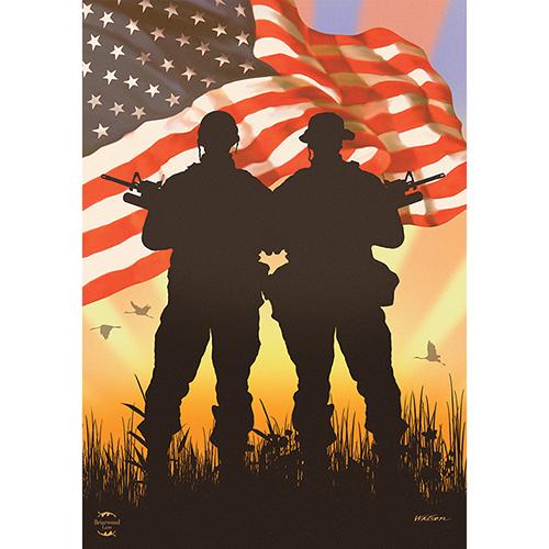 Briarwood Lane American Heroes Patriotic Garden Flag