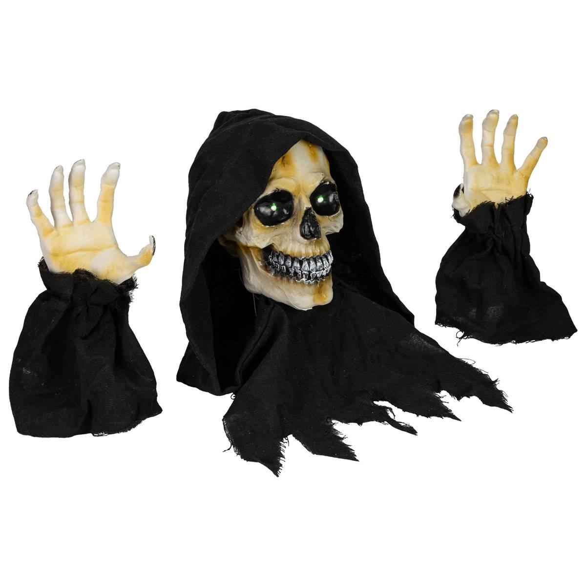 Northlight Seasonal 8in. LED Grim Reaper Outdoor Decor