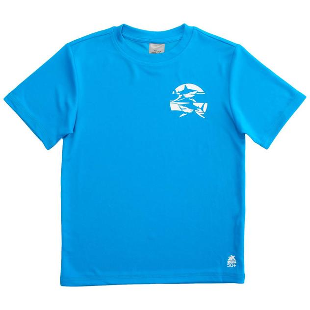 Boys (8-20) ZeroXposur Short Sleeve Shark Rash Guard