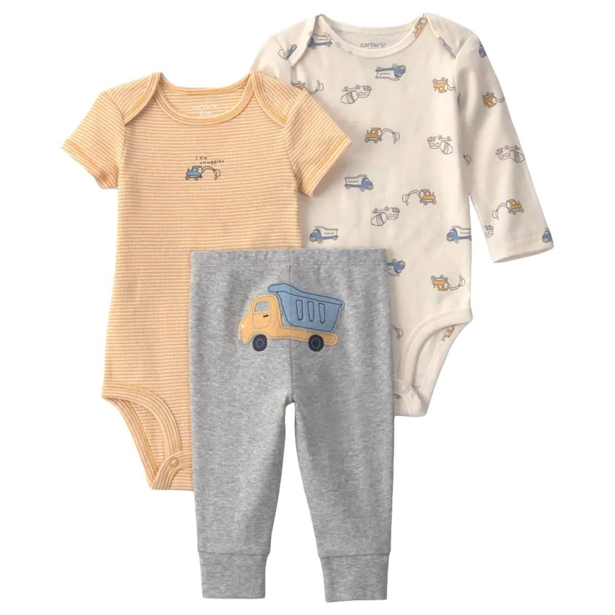 Baby Boy (NB-24M) Carter''s Ib Construction Print 3Pc Set