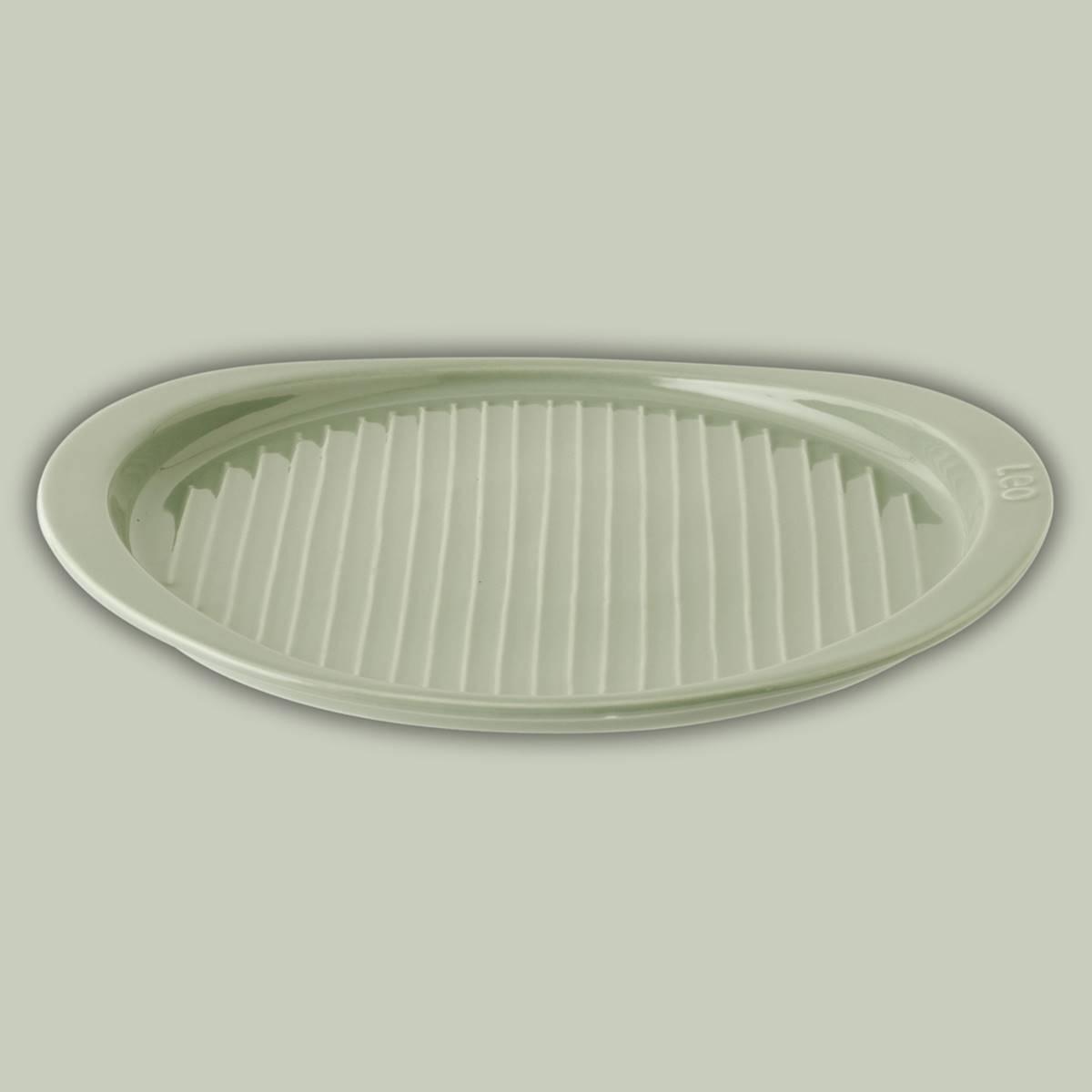 BergHOFF Balance 15.75in. Stone Ribbed Pizza Tray