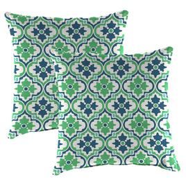 Jordan Manufacturing 2pk. Quatrefoil Outdoor Throw Pillow Set