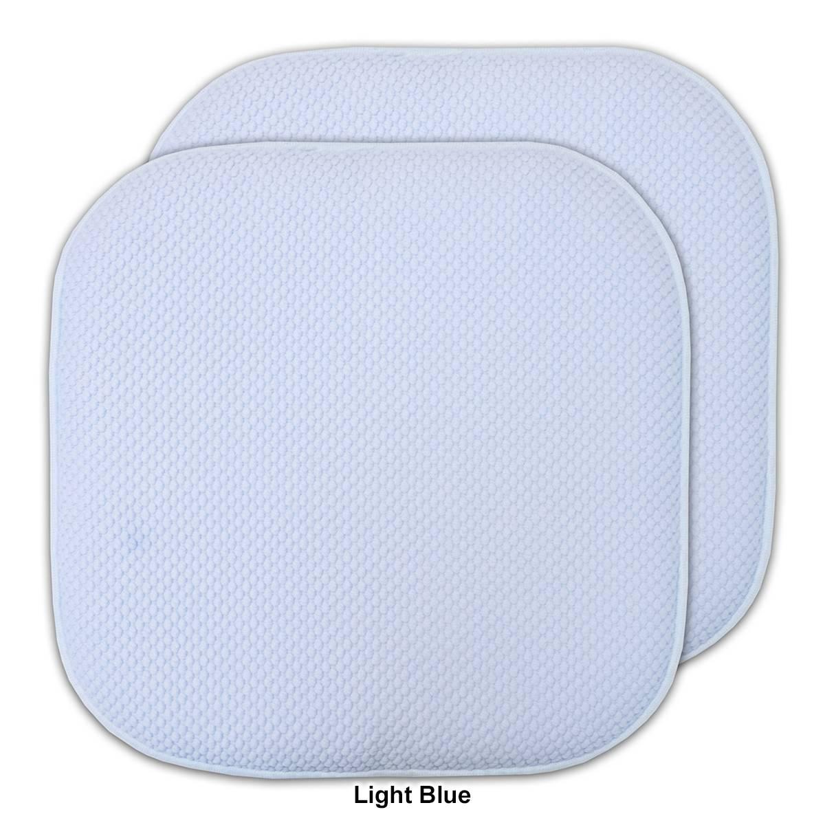 Sweet Home Collection Honeycomb Memory Foam Non-Slip Chair Pad